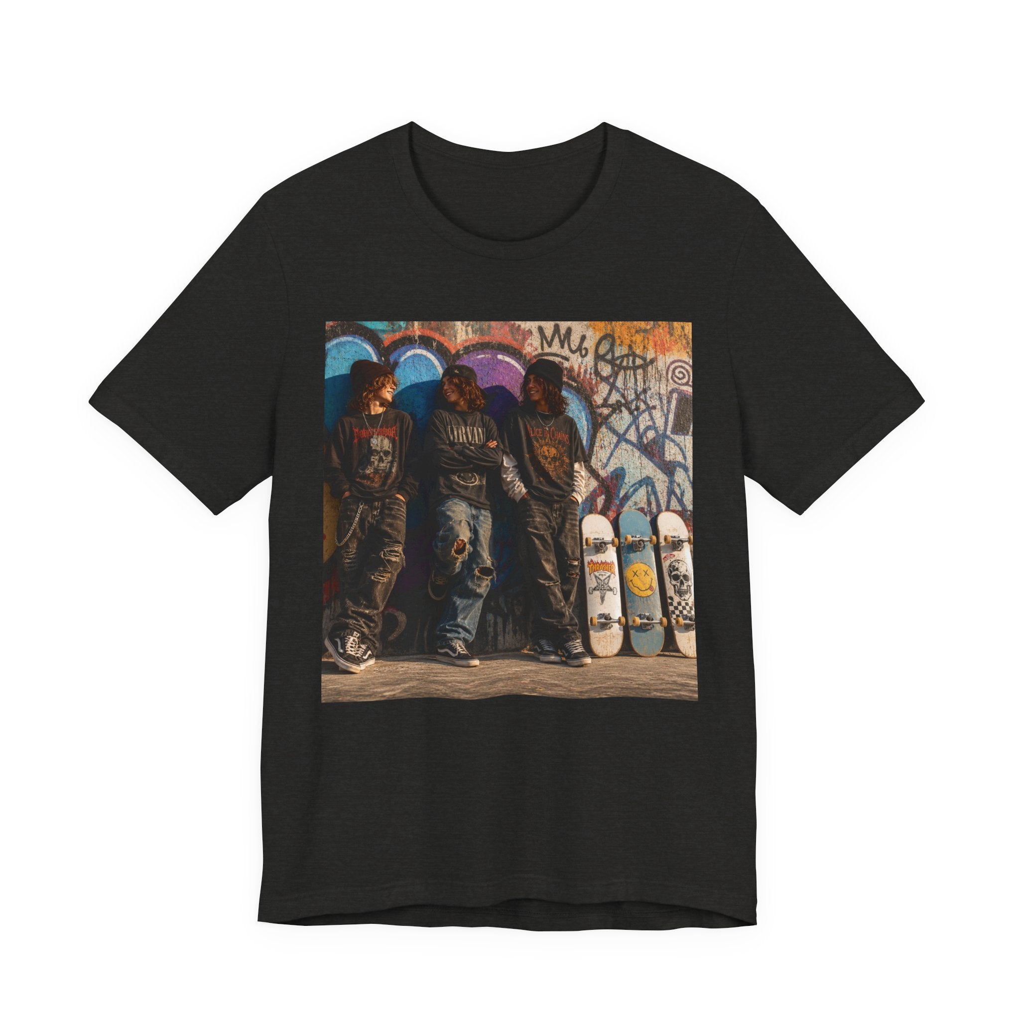 Skate Crew Graphic Tee – Urban Skateboard Art T‑Shirt