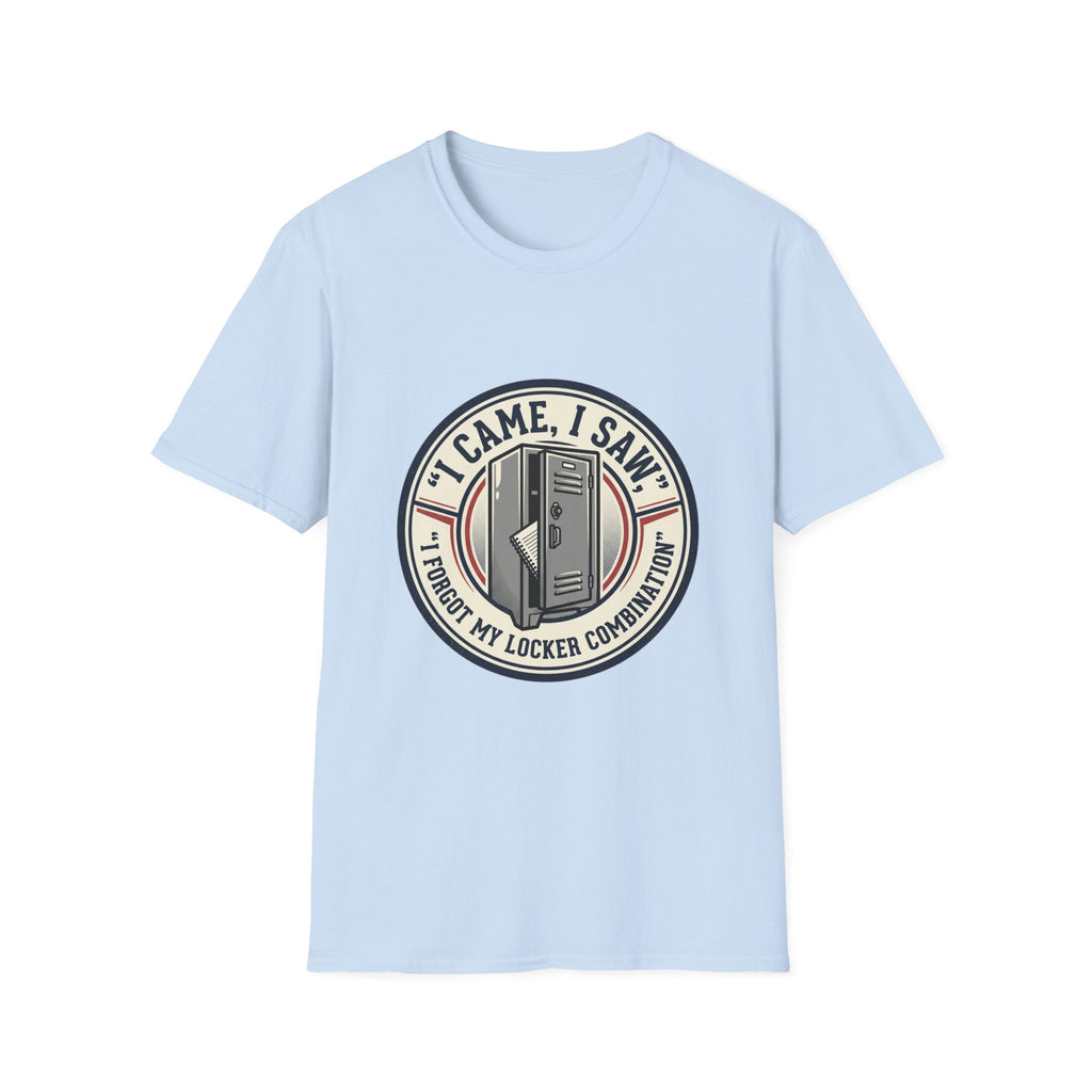 Locker Community T‑Shirt — “I Came, I Saw, I Tidied My Locker” Vintage Locker Room Tee
