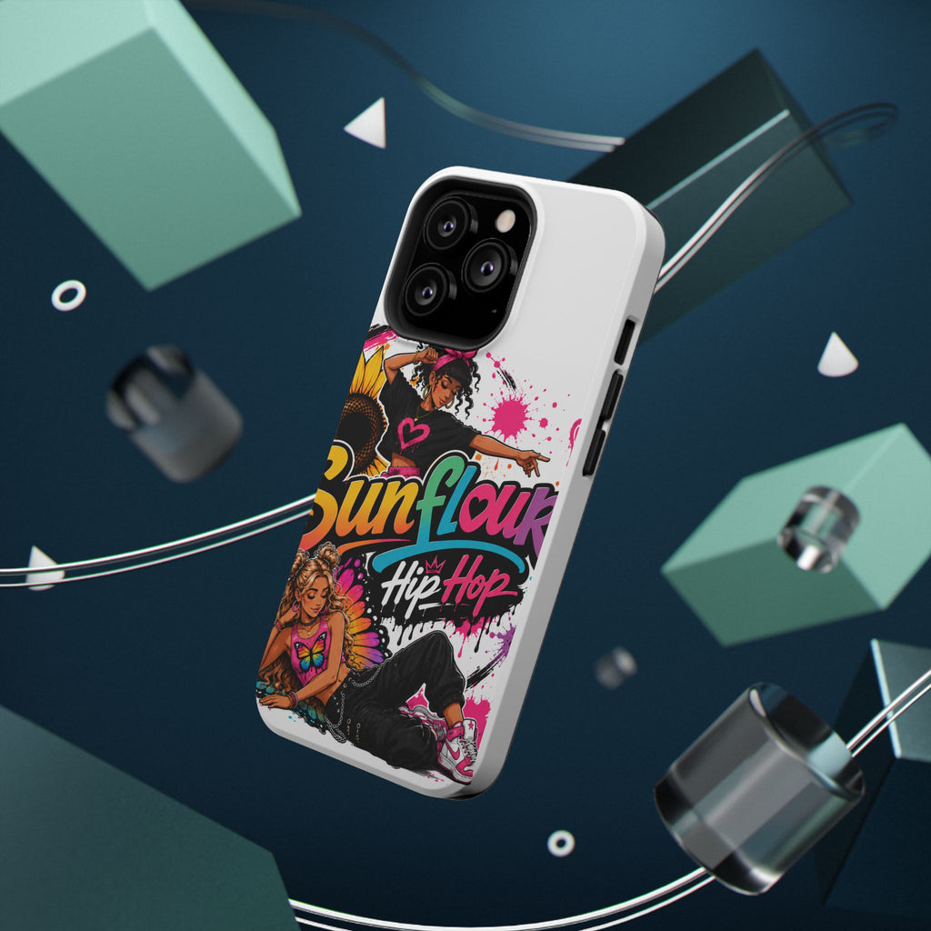 Sunflower Hip Hop Phone Case — Impact-Resistant Protective Case