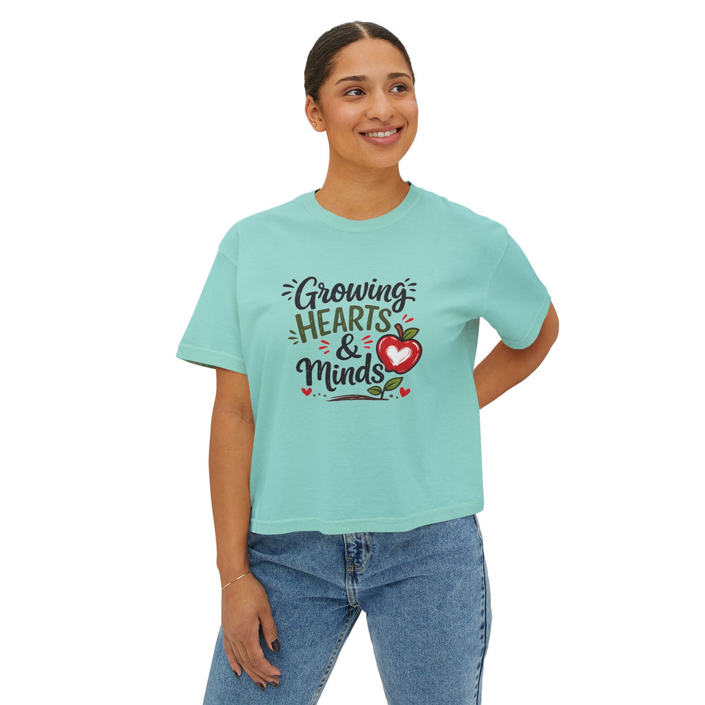 Growing Hearts & Minds Teacher Boxy Tee