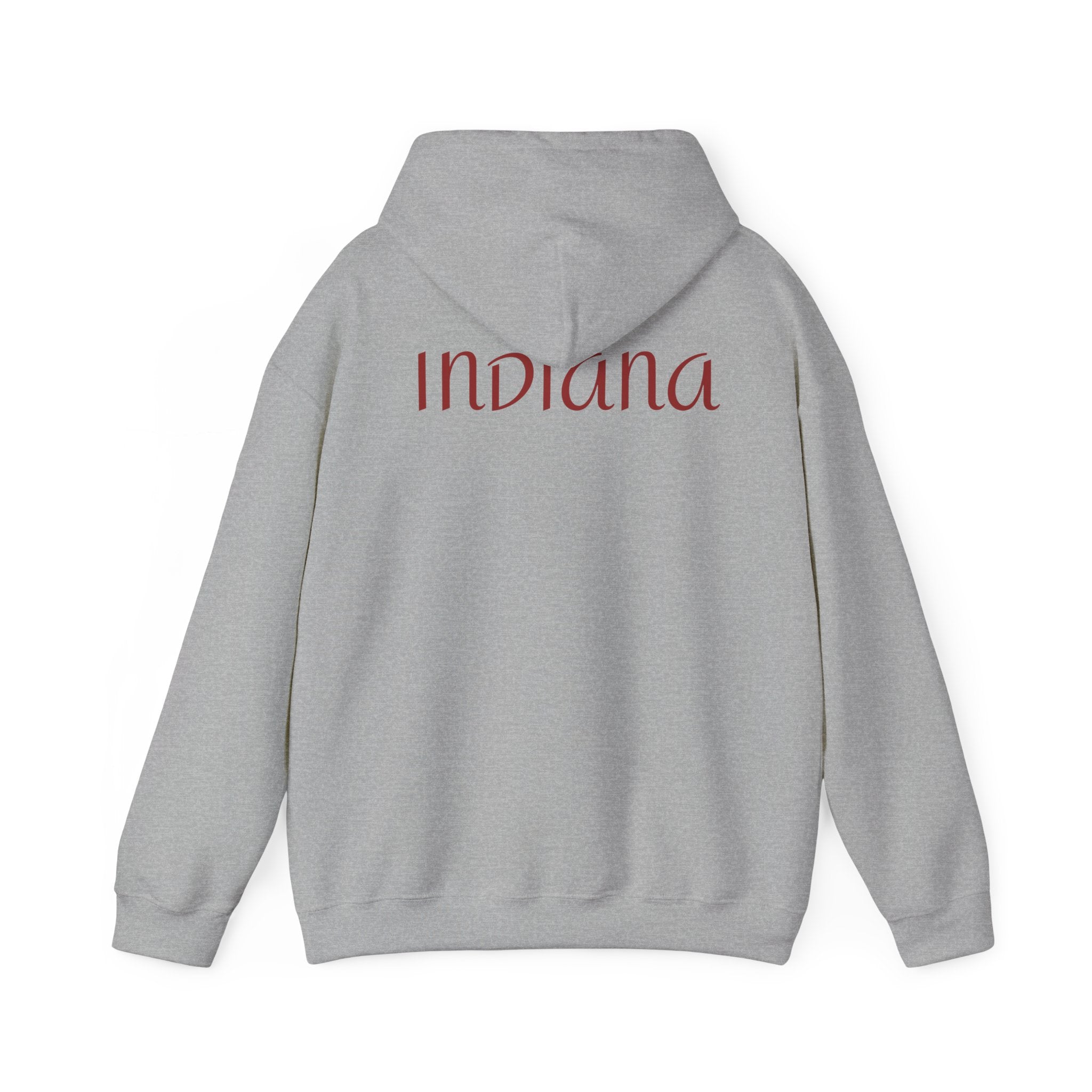 Indiana Eight1Two Hoodie – Minimal Vintage Script College Pullover
