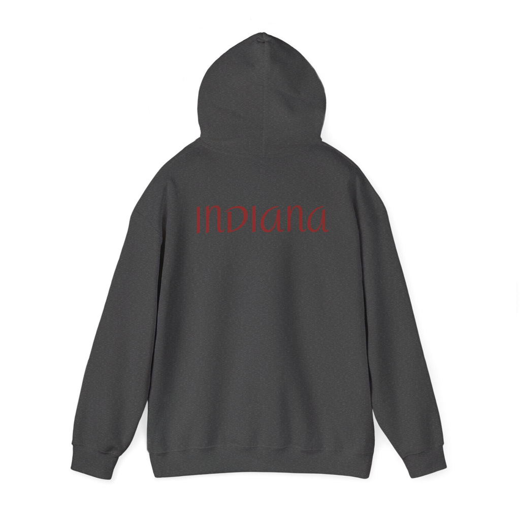 Indiana Eight1Two Hoodie – Minimal Vintage Script College Pullover