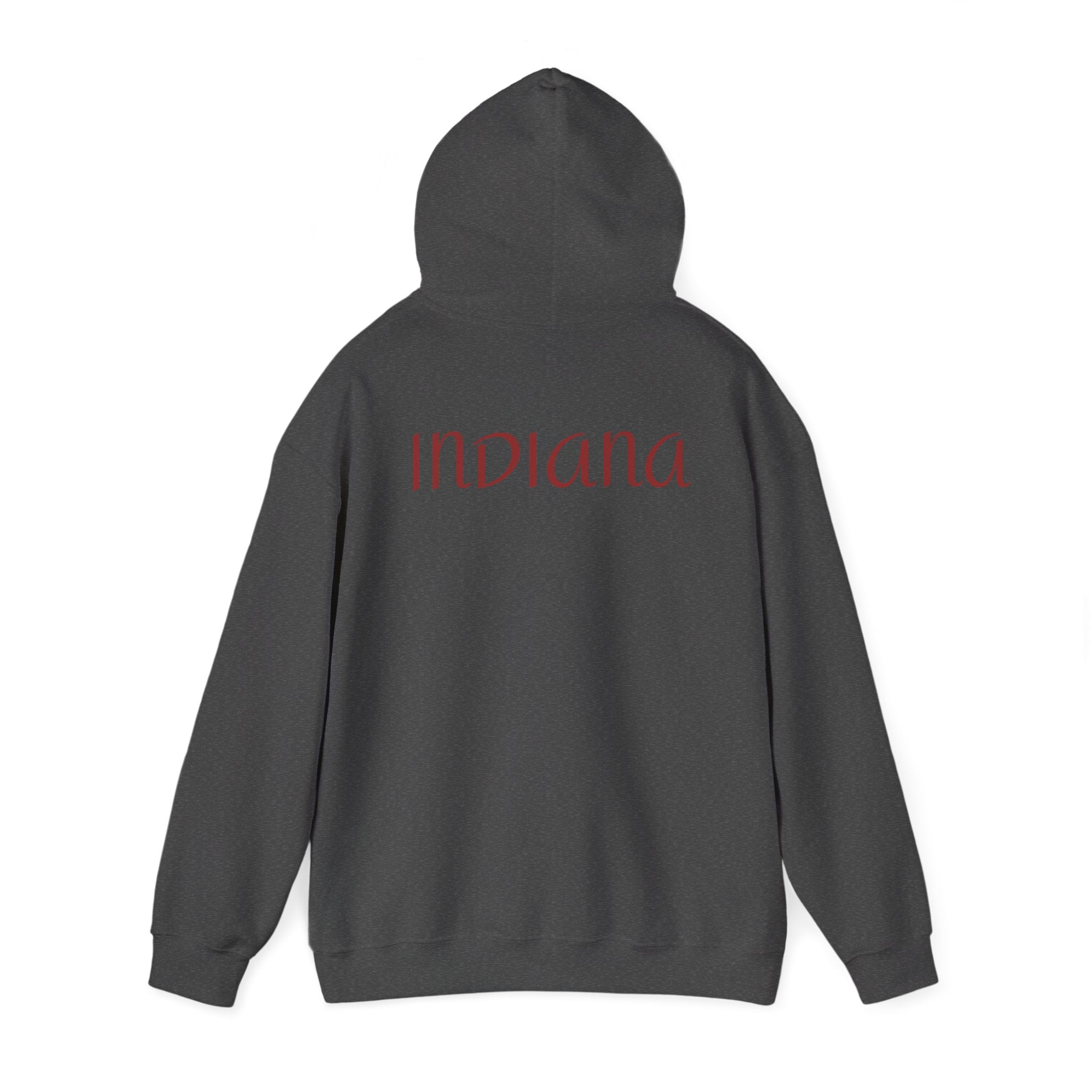 Indiana Eight1Two Hoodie – Minimal Vintage Script College Pullover