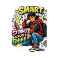 Smart, Strong & Ready to Shine Sticker — Motivational Back-to-School Vinyl Decal