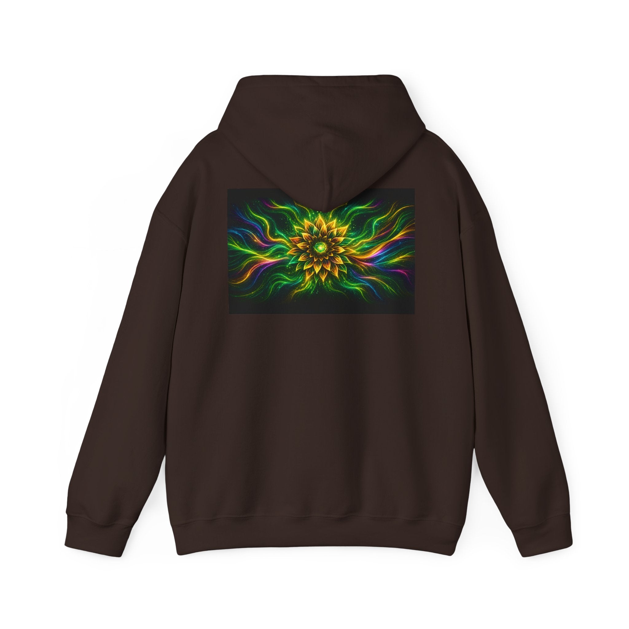 Hoodie — Vivid Mandala Flame Graphic Hooded Sweatshirt