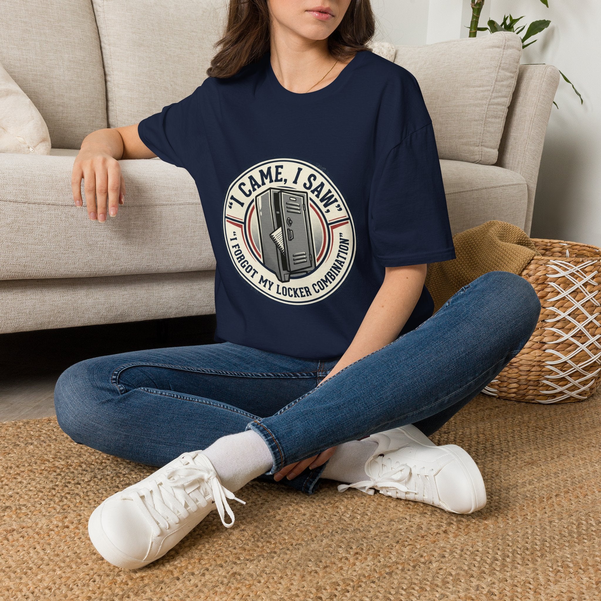 Locker Community T‑Shirt — “I Came, I Saw, I Tidied My Locker” Vintage Locker Room Tee