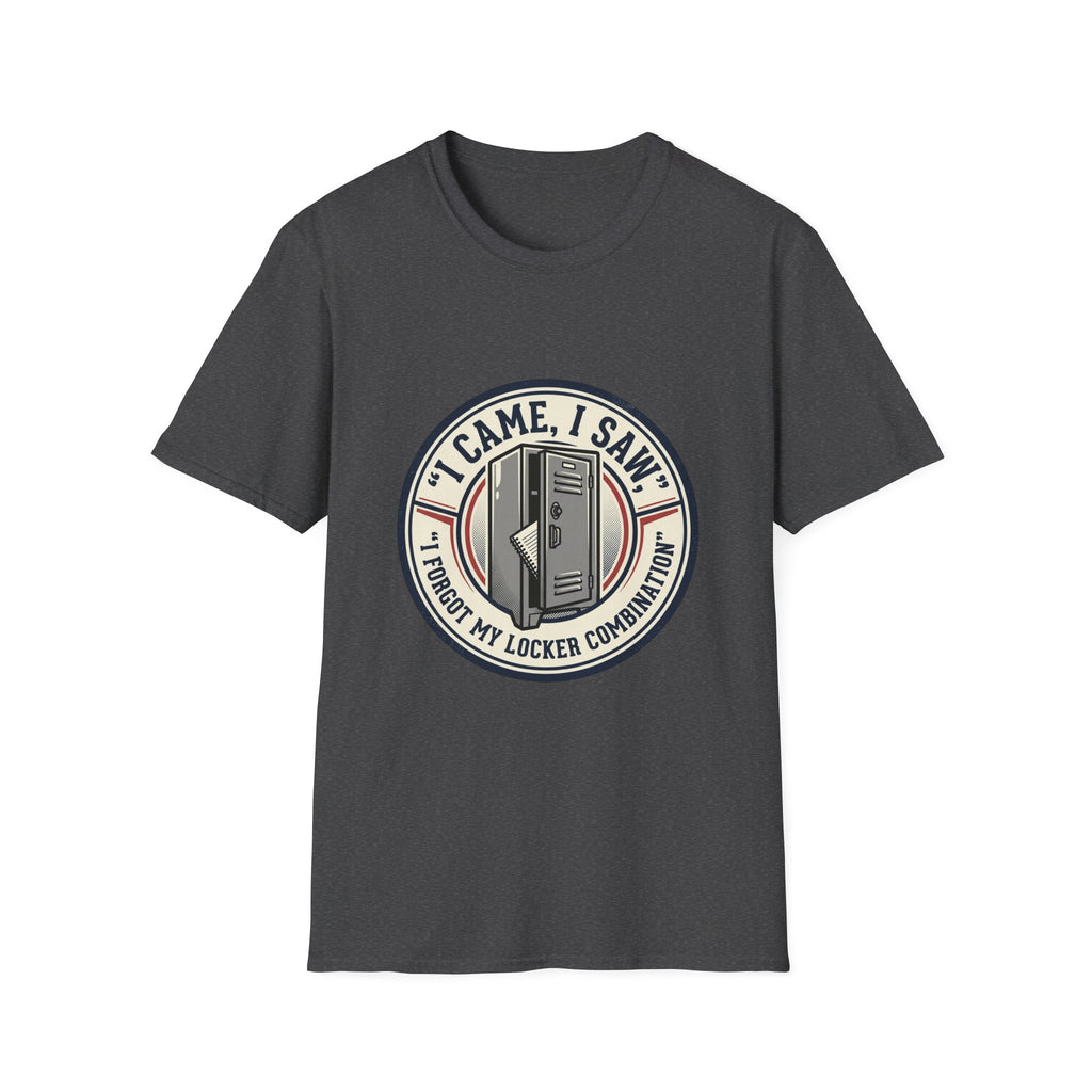 Locker Community T‑Shirt — “I Came, I Saw, I Tidied My Locker” Vintage Locker Room Tee