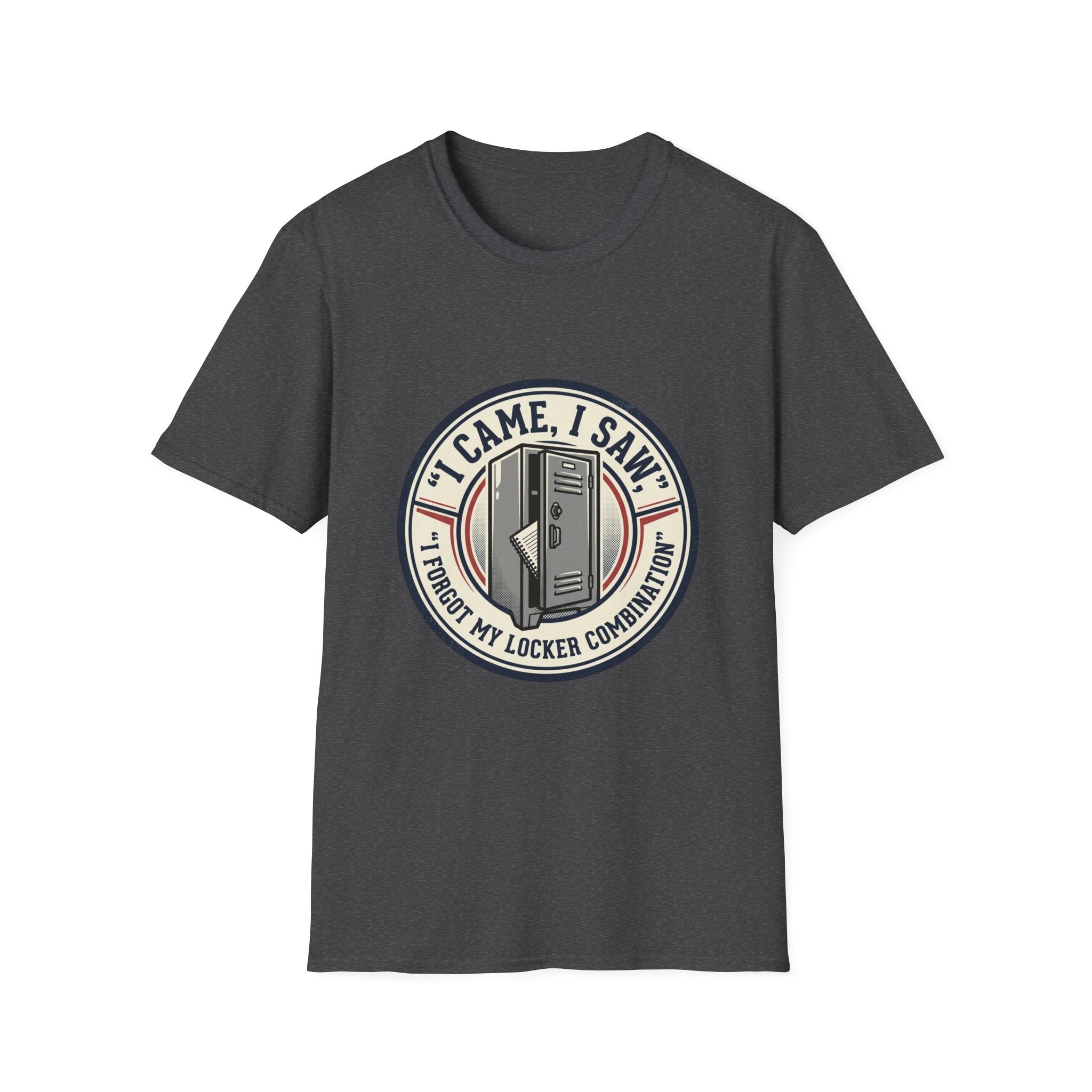 Locker Community T‑Shirt — “I Came, I Saw, I Tidied My Locker” Vintage Locker Room Tee