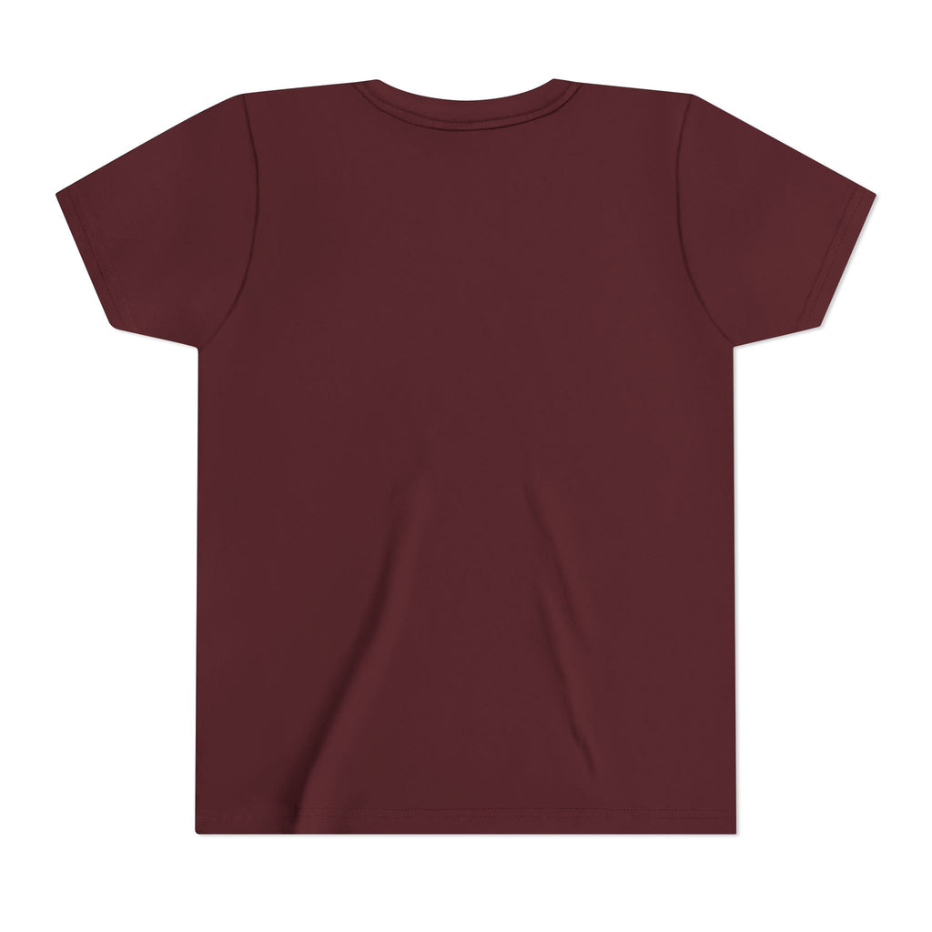 Youth Graphic Tee — Teen Boy Reading by Locker Illustration