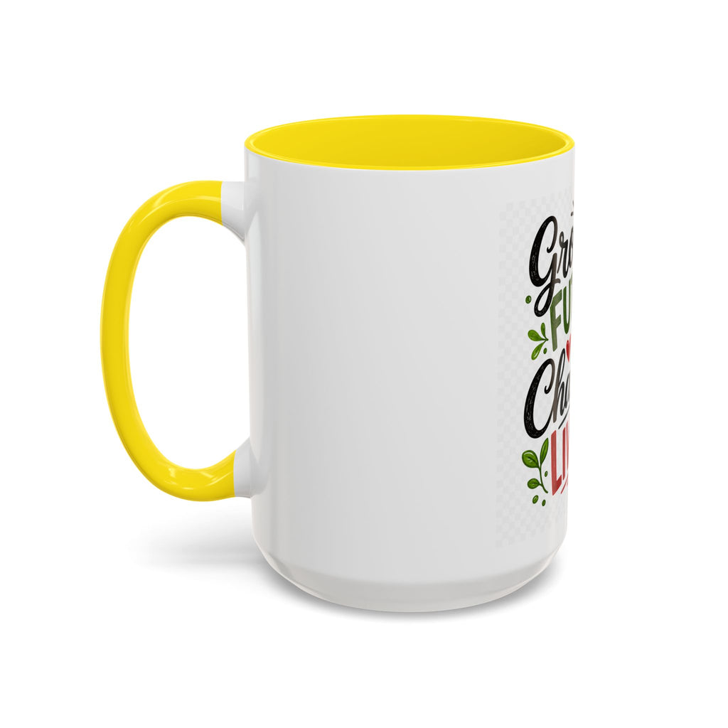 Growing Futures & Changing Lives Coffee Mug — Teacher Appreciation Accent Mug (11/15oz)