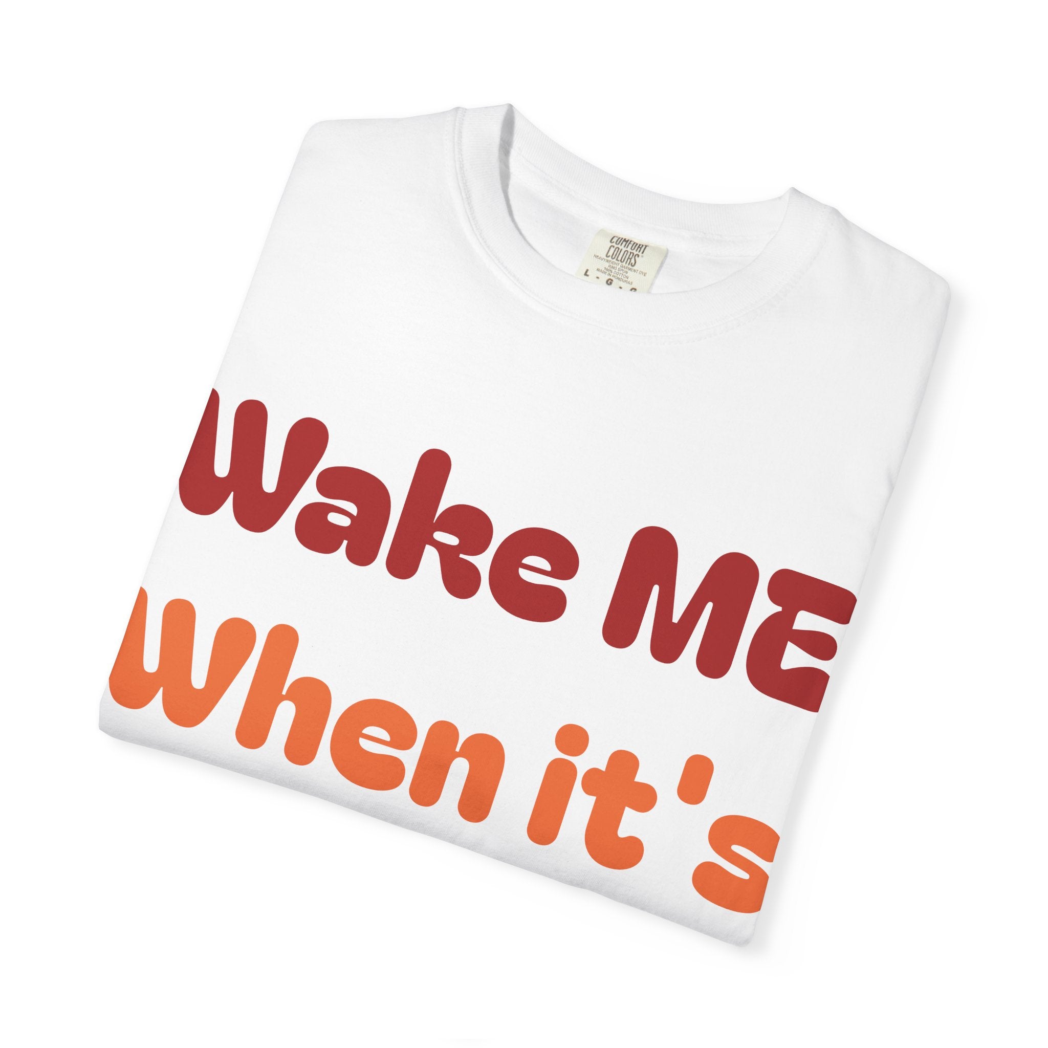 Wake Me When It's Friyay! T-Shirt — 'Midnight Run' Retro Graphic Tee