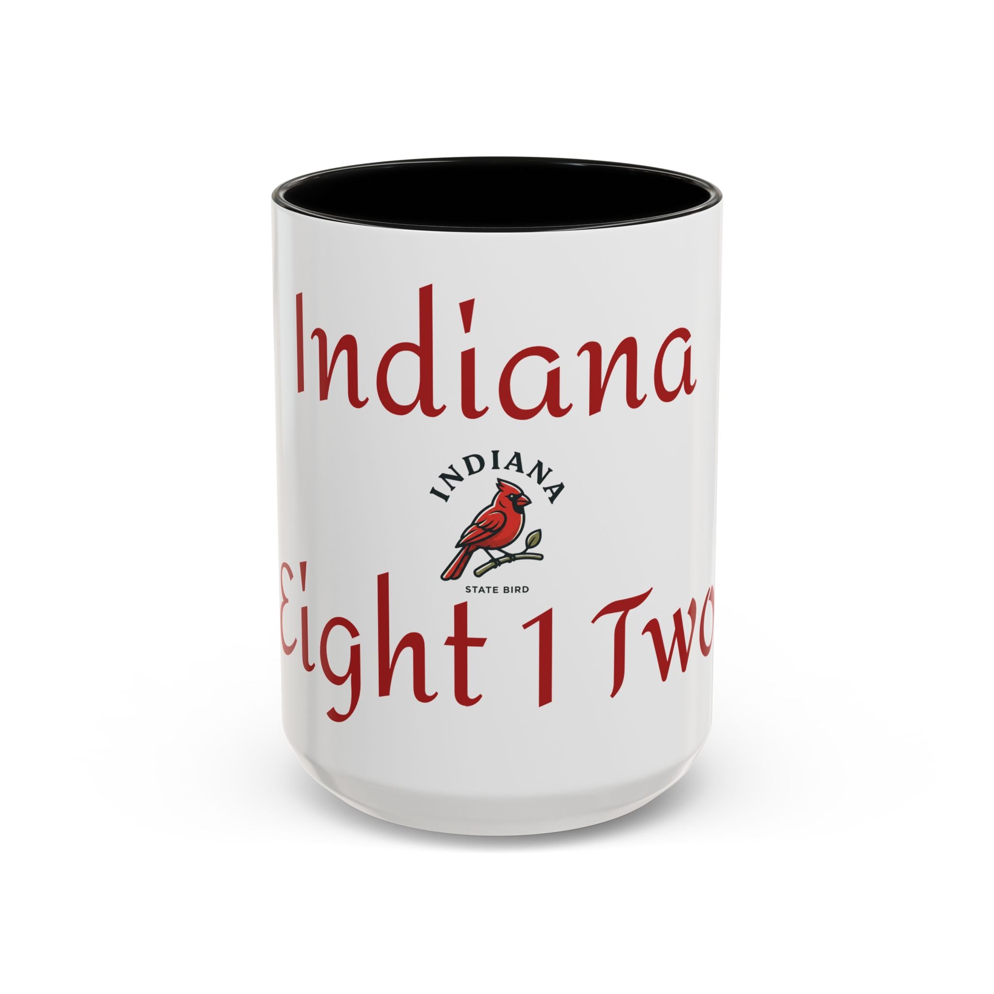 Indiana Cardinal Coffee Mug — State Bird Accent Mug (11/15oz)