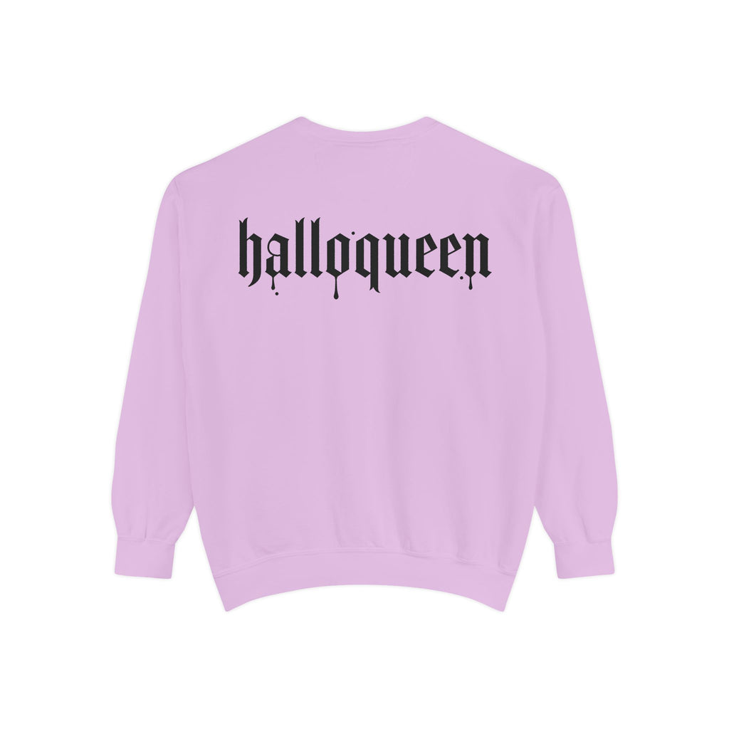 Halloween Sweatshirt — "halloqueen" Ghosts Pullover