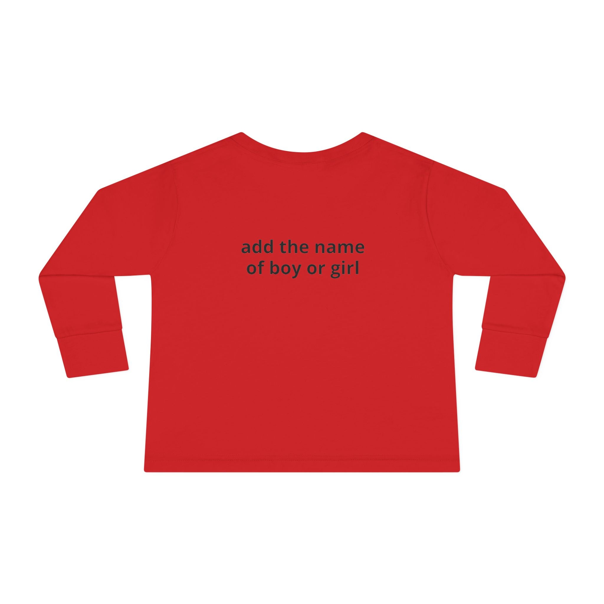 Halloween Toddler Long Sleeve Tee — Cute Dinosaur Ghost "BOO!" Halloween Shirt