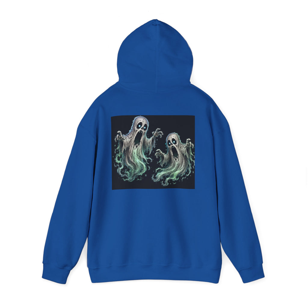 Ghostly Friends Hoodie — Cute Spooky Ghosts Graphic Pullover