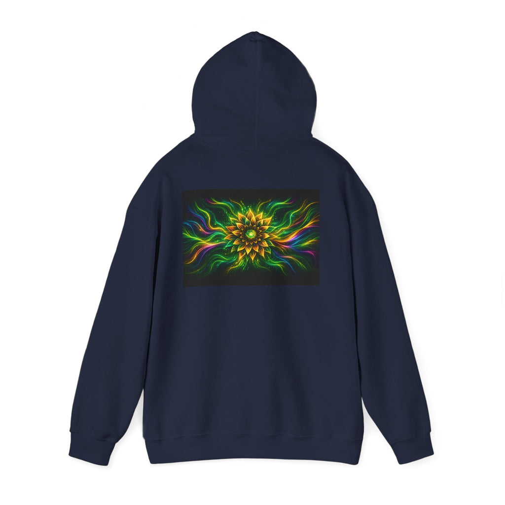 Hoodie — Vivid Mandala Flame Graphic Hooded Sweatshirt