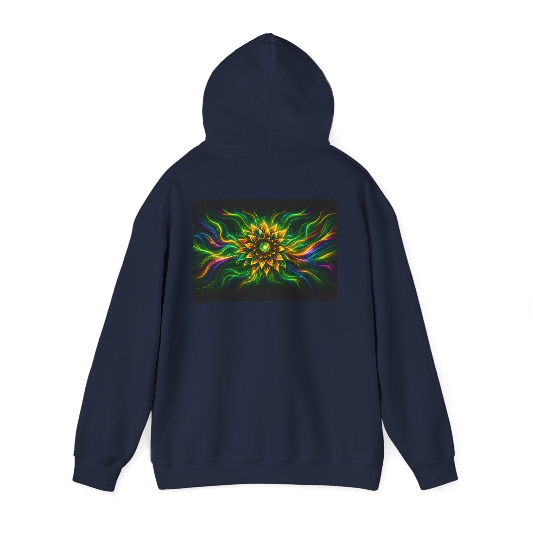 Hoodie — Vivid Mandala Flame Graphic Hooded Sweatshirt