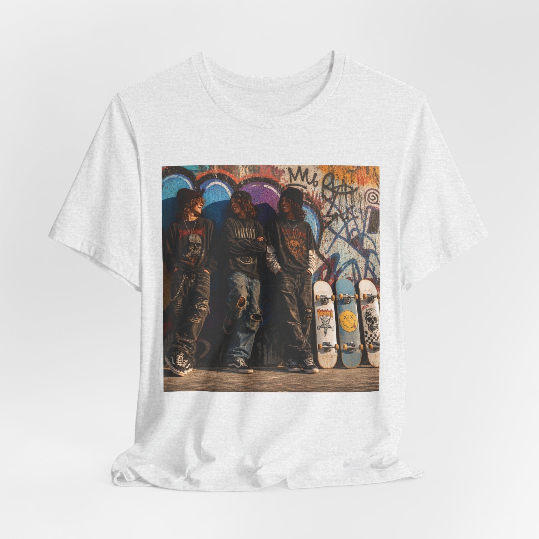 Skate Crew Graphic Tee – Urban Skateboard Art T‑Shirt