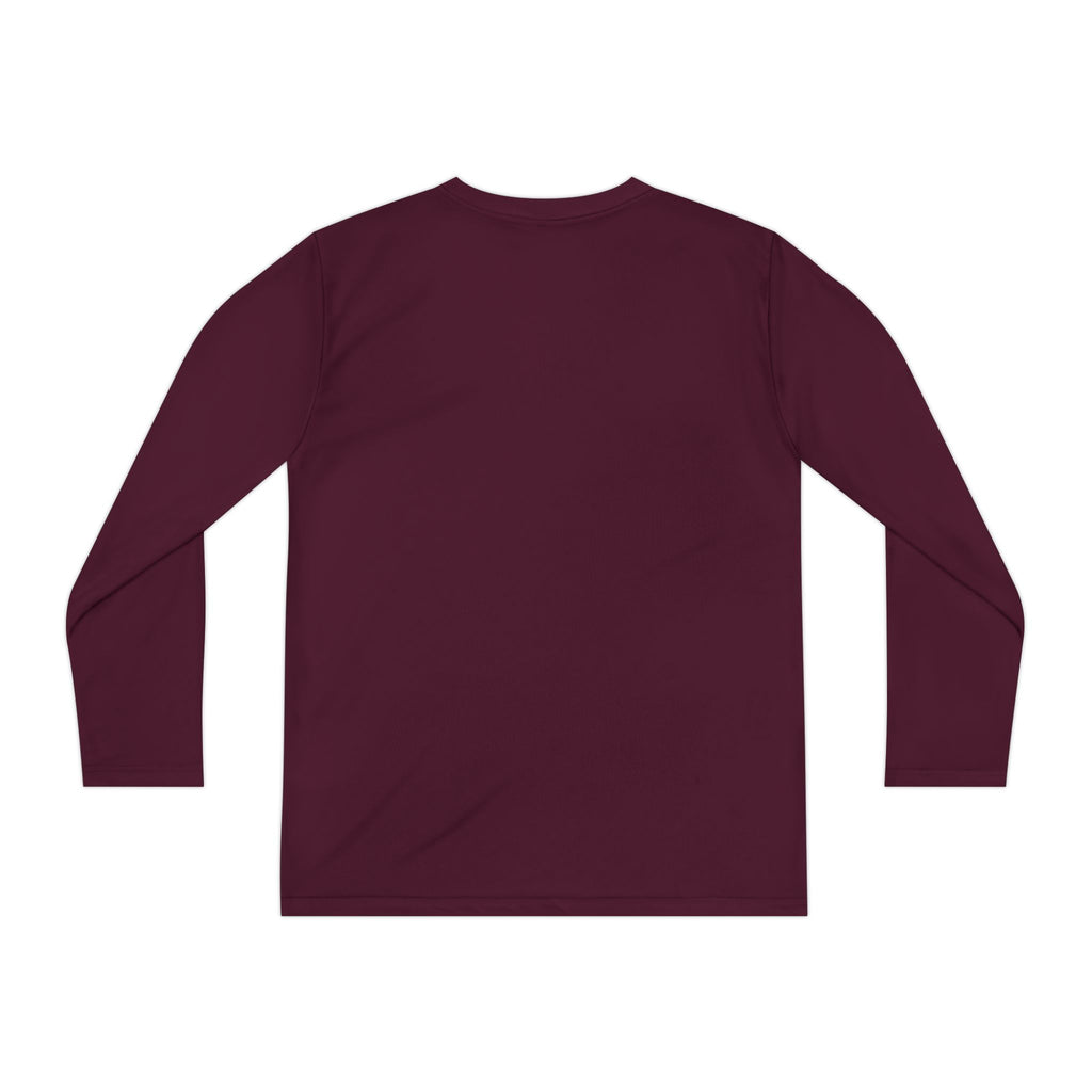 Youth Long Sleeve Tee — Colorful Sneaker Party Graphic