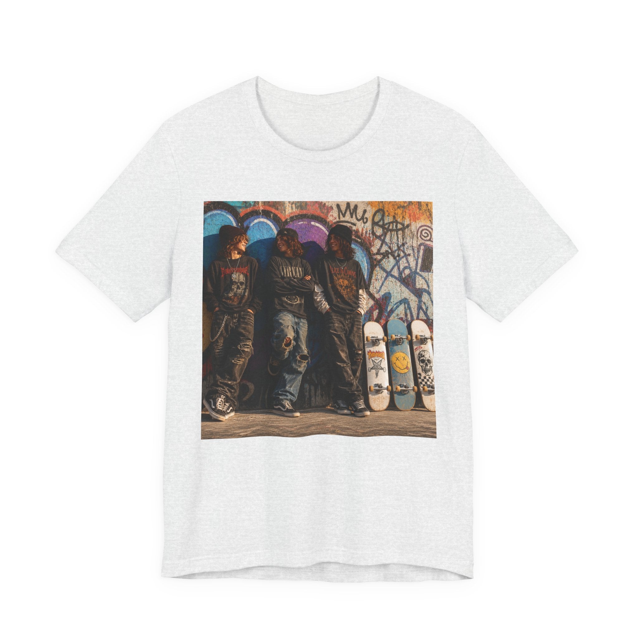 Skate Crew Graphic Tee – Urban Skateboard Art T‑Shirt