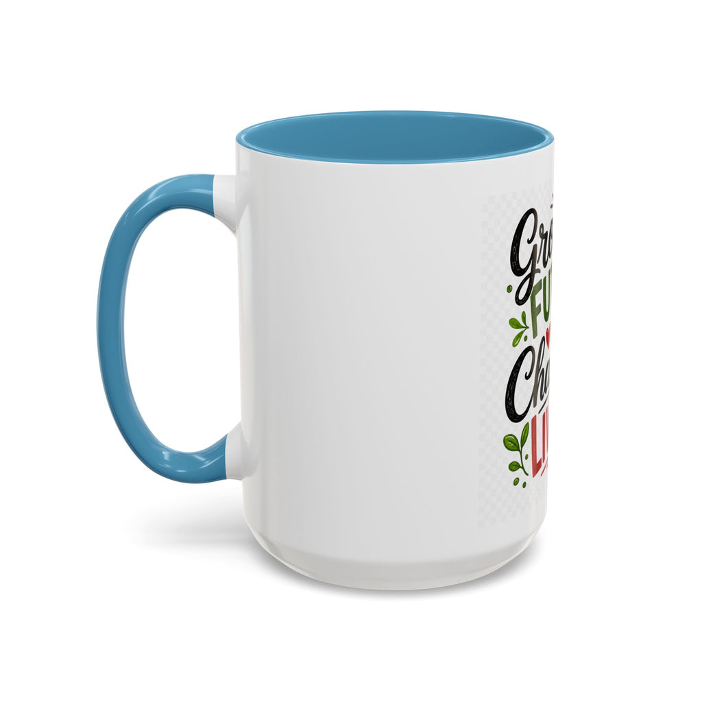 Growing Futures & Changing Lives Coffee Mug — Teacher Appreciation Accent Mug (11/15oz)
