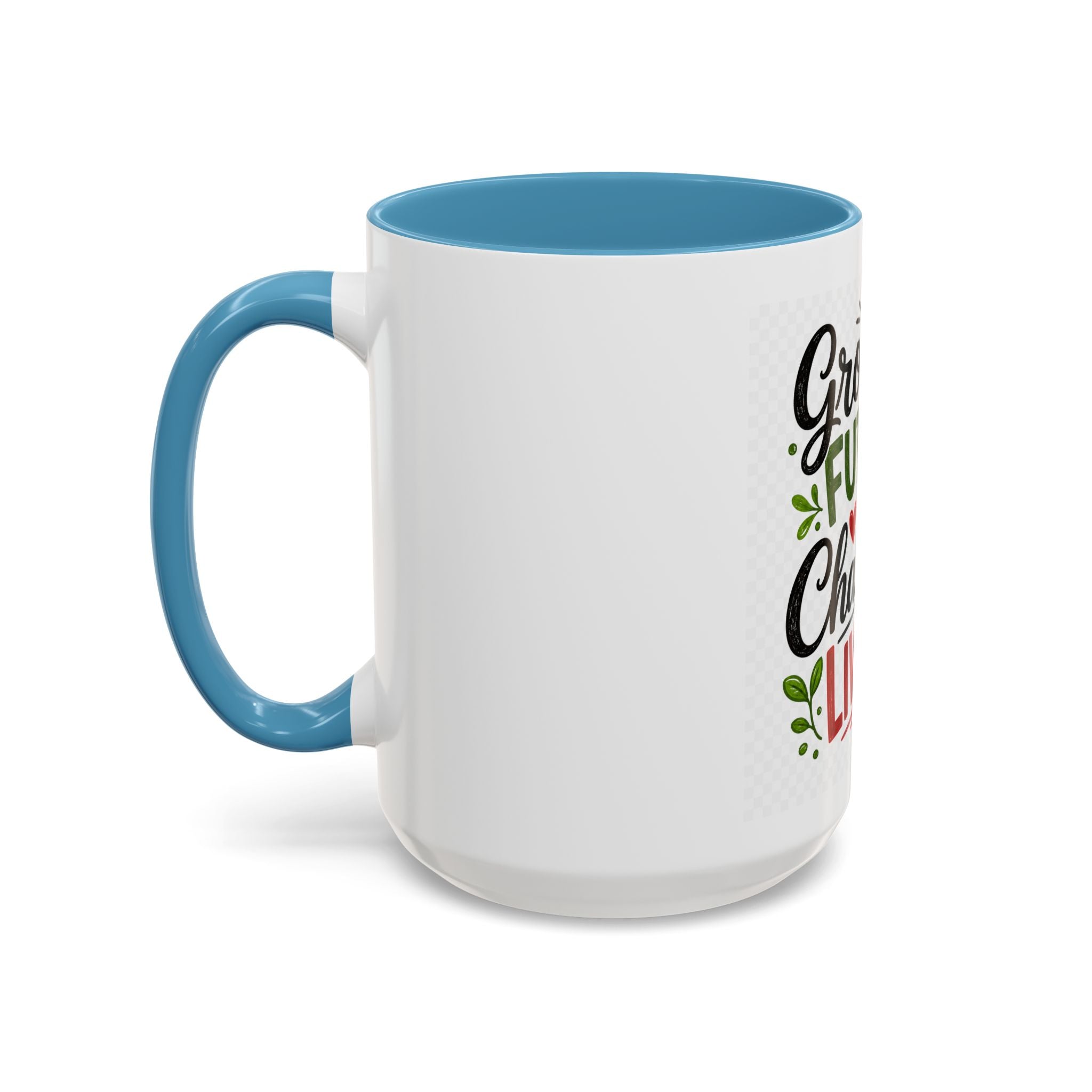 Growing Futures & Changing Lives Coffee Mug — Teacher Appreciation Accent Mug (11/15oz)
