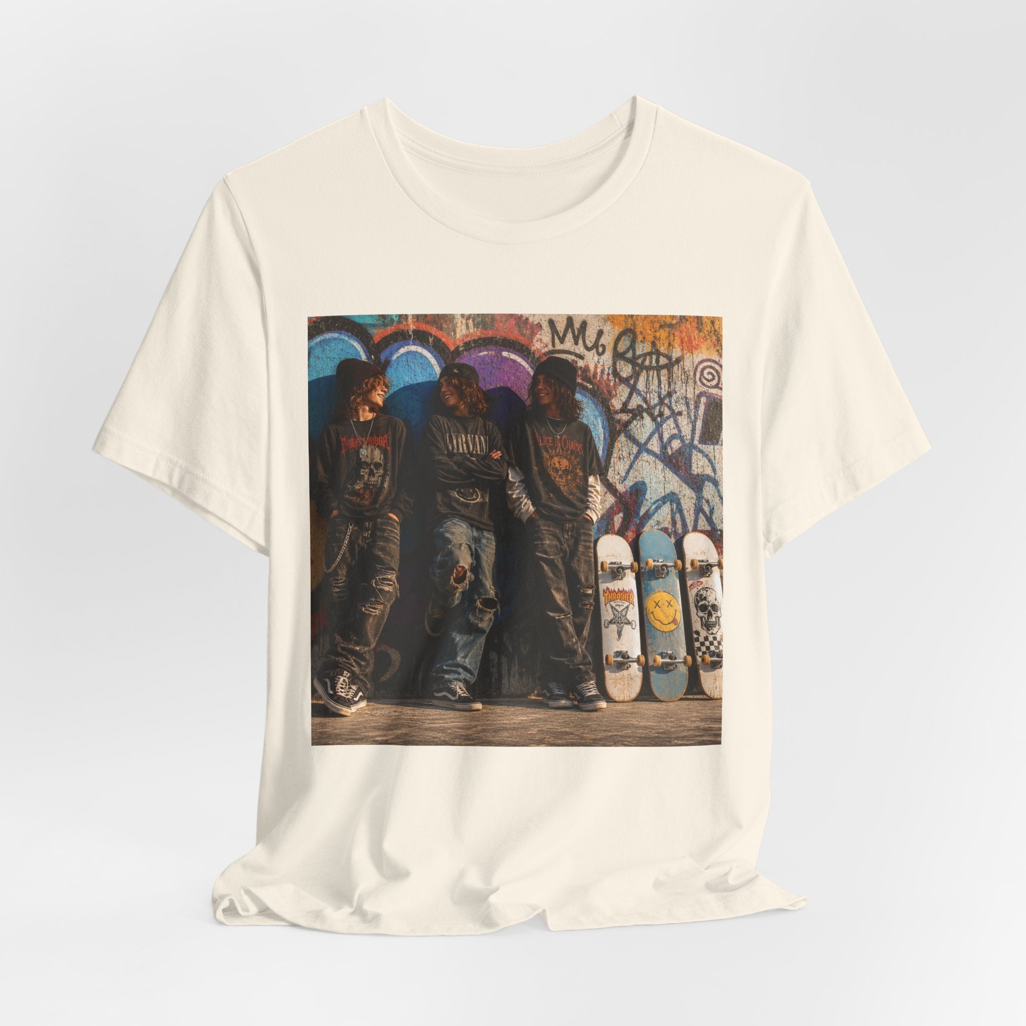 Skate Crew Graphic Tee – Urban Skateboard Art T‑Shirt