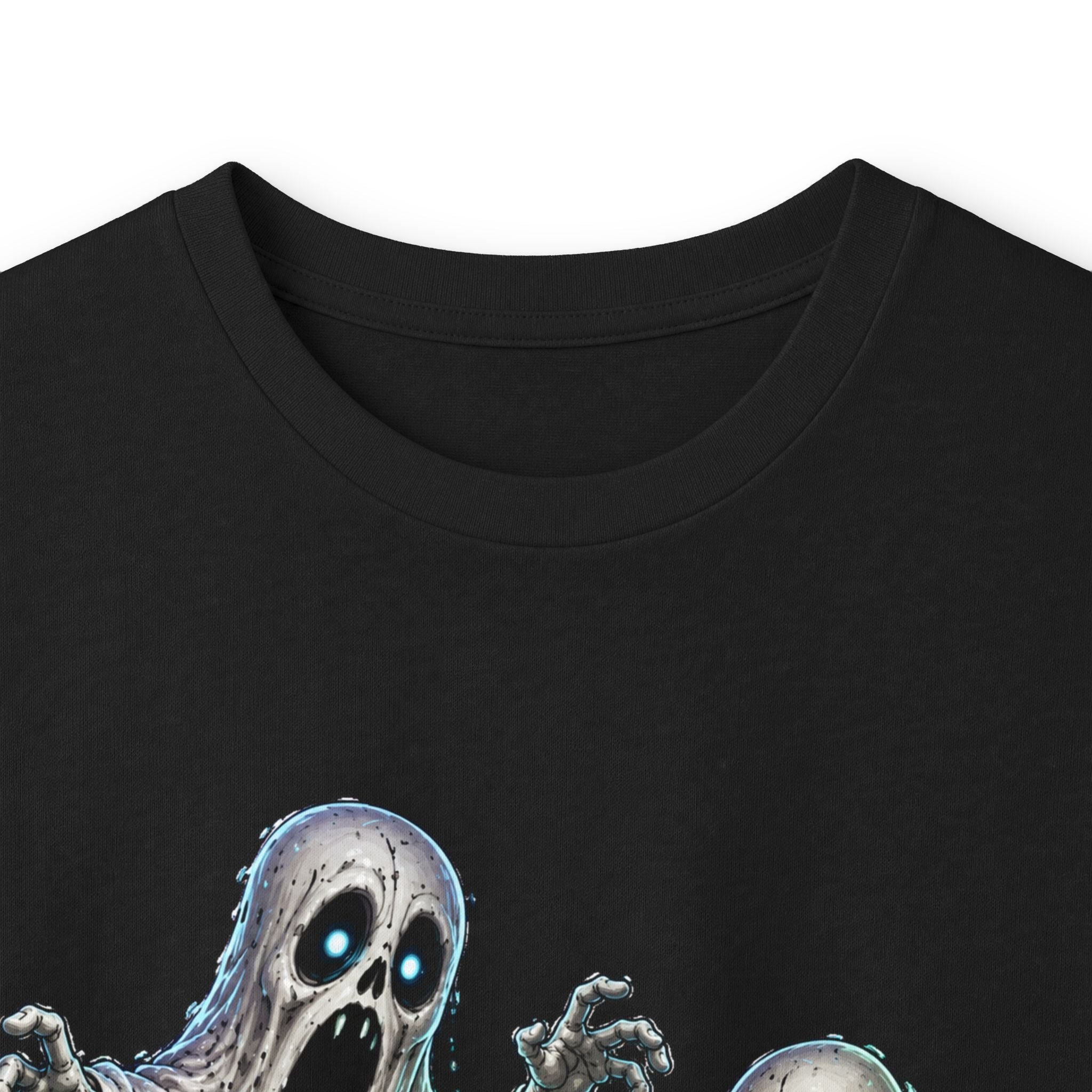 Ghost Duo Long Sleeve Tee — Haunted Spirit Graphic Shirt