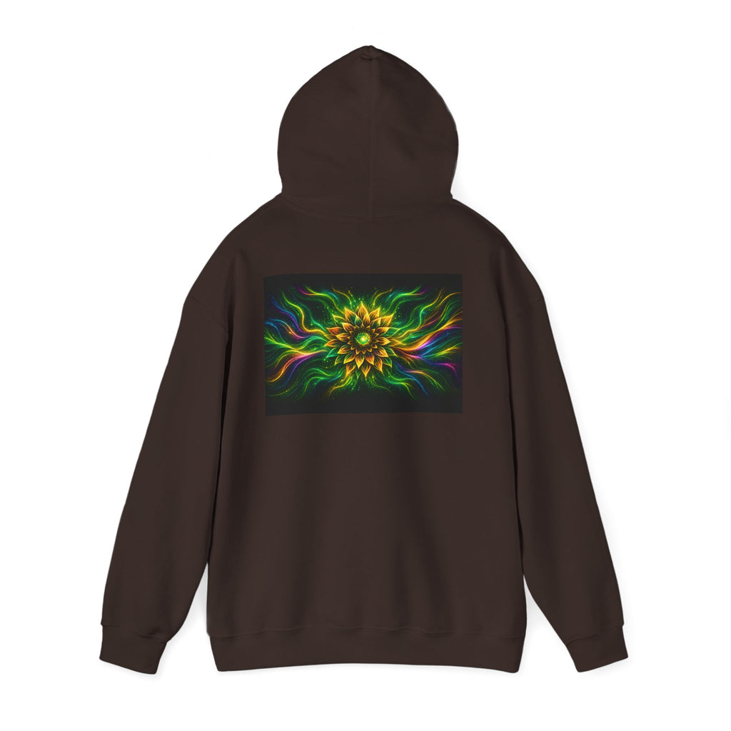Hoodie — Vivid Mandala Flame Graphic Hooded Sweatshirt