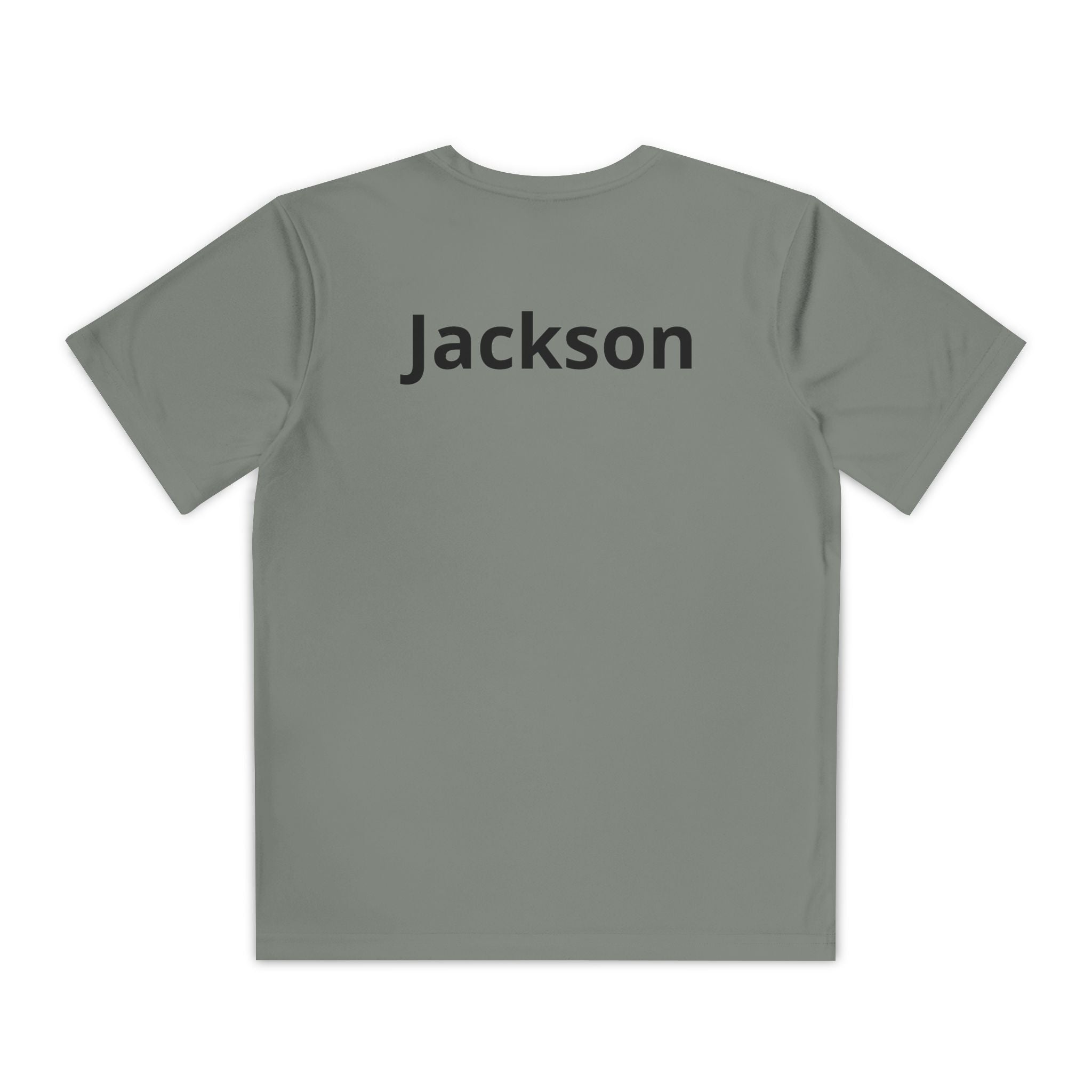 Youth Basketball Tee, Back to School — "Focus Work Win" Personalized Name Jersey