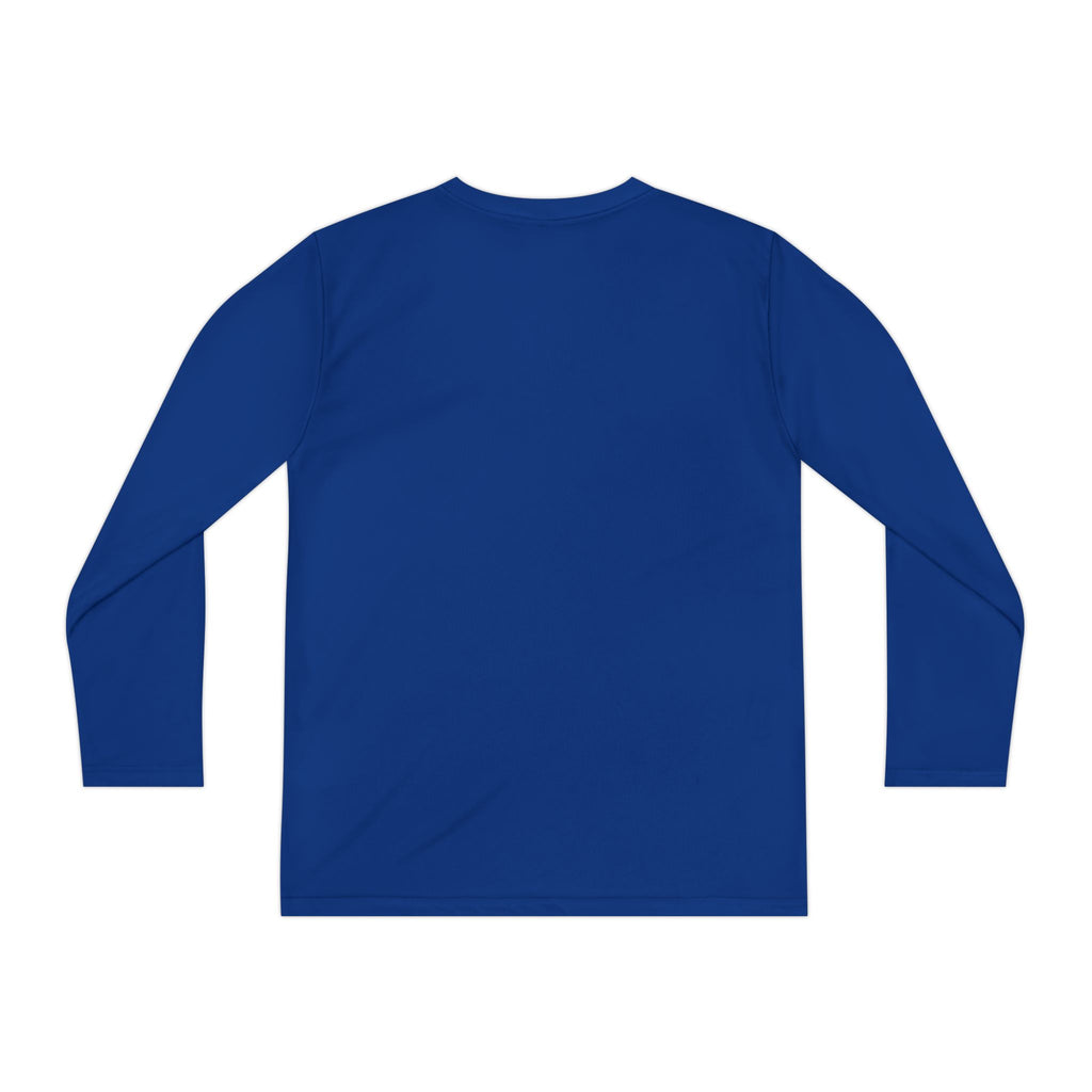 Youth Long Sleeve Tee — Colorful Sneaker Party Graphic