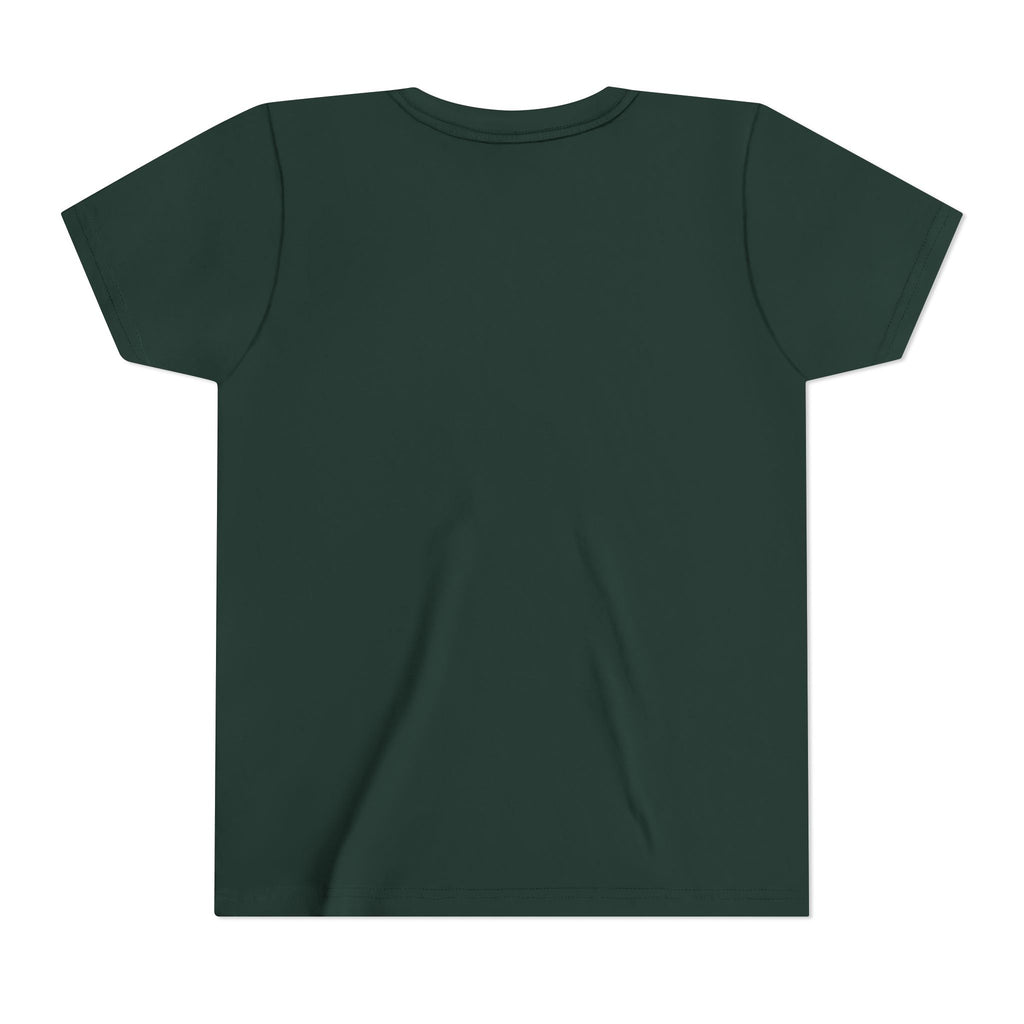 Youth Graphic Tee — Teen Boy Reading by Locker Illustration
