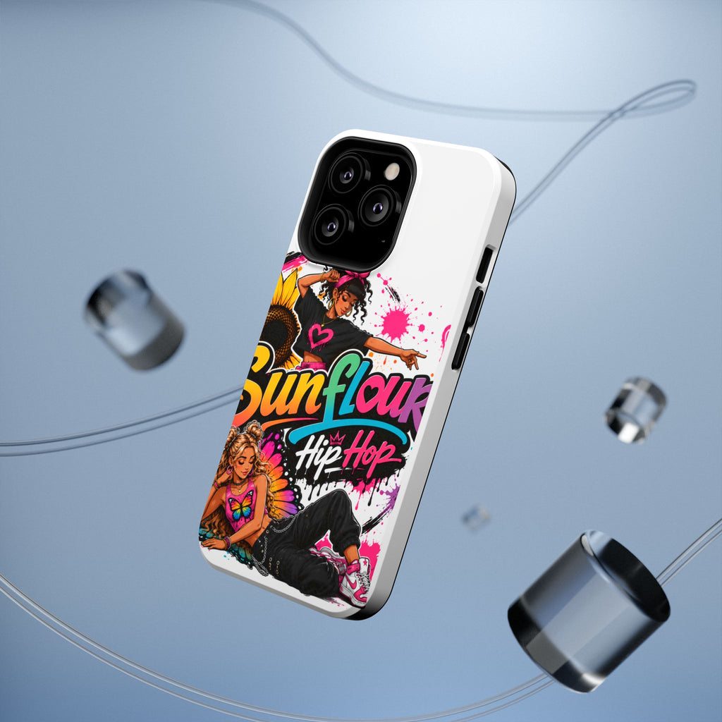 Sunflower Hip Hop Phone Case — Impact-Resistant Protective Case