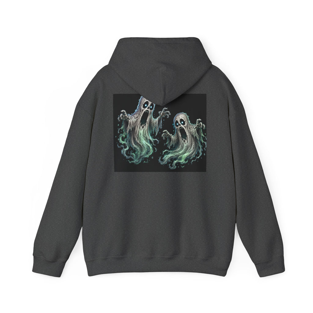Ghostly Friends Hoodie — Cute Spooky Ghosts Graphic Pullover